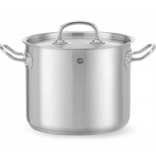 Garnek tradycyjny Hendi Kitchen Line wysoki 5 l śr. 20 cm z pokrywką do gotowania