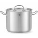Garnek tradycyjny Hendi Kitchen Line wysoki 5 l śr. 20 cm z pokrywką do gotowania