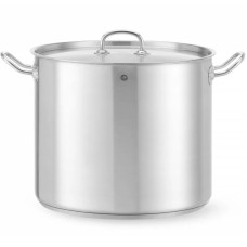 Garnek tradycyjny Hendi 837603 Kitchen Line wysoki 21 l z pokrywką do gotowania dużych porcji