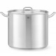 Garnek tradycyjny Hendi 837603 Kitchen Line wysoki 21 l z pokrywką do gotowania dużych porcji