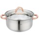 Garnek do gotowania na parze Klausberg KB-7735 24cm zestaw 4 el. dla zdrowego gotowania