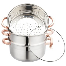 Garnek do gotowania na parze Klausberg KB-7735 24cm zestaw 4 el. dla zdrowego gotowania