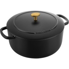 Каструля Ballarini Bellamonte чавунна кругла 4 л чорна для традиційного приготування