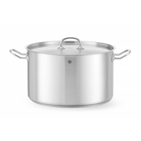 Garnek tradycyjny Hendi 836507 Kitchen Line 15 l z pokrywką – do gotowania większych porcji