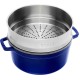 Garnek żeliwny Staub La Cocotte 5.2 ltr niebieski do duszenia i pieczenia