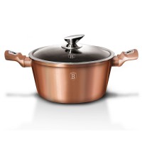 Garnek Berlinger Haus BH-6194 8L 30cm Metallic Rose Gold do gotowania i duszenia