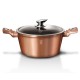 Garnek Berlinger Haus BH-6194 8L 30cm Metallic Rose Gold do gotowania i duszenia
