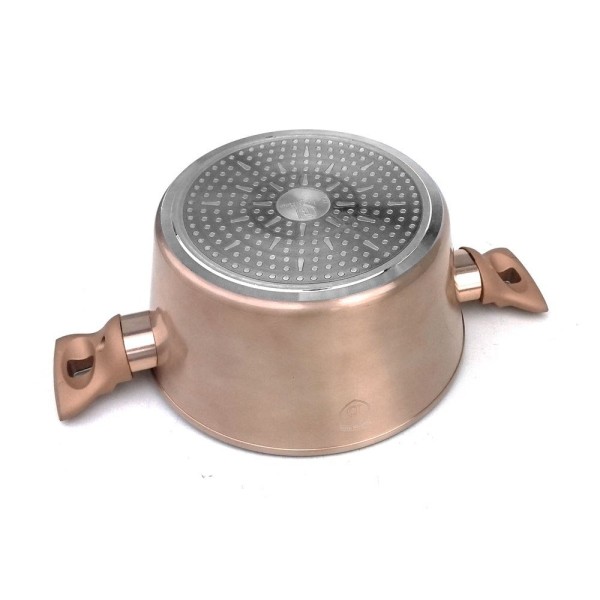 Garnek Berlinger Haus BH-6194 8L 30cm Metallic Rose Gold do gotowania i duszenia