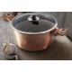 Garnek Berlinger Haus BH-6194 8L 30cm Metallic Rose Gold do gotowania i duszenia