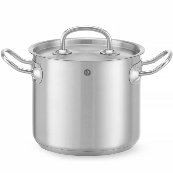 Каструля традиційна Hendi 837108 Kitchen Line 2,8 л з кришкою для високотемпературного приготування