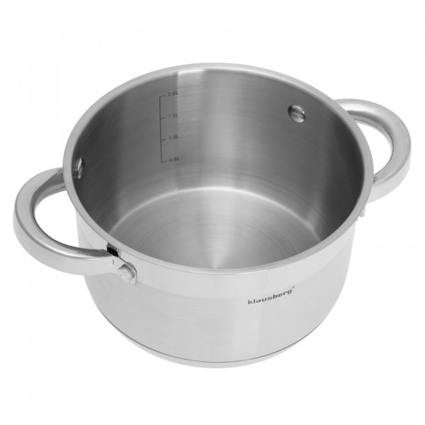 Каструля Klausberg KB-7123, 2.6 л, 18 см для приготування їжі