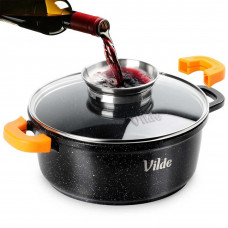 ГРАНІТНИЙ ГОРЩИК 2,1 Л 20 СМ З КРИШКОЮ З АРОМАТИЗАТОРОМ TERRUNA 199104