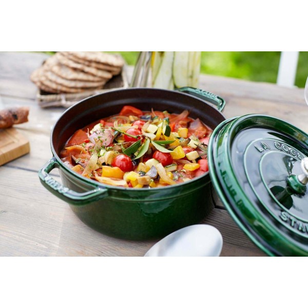 Каструля традиційна Staub La Cocotte 1.7 л для тушкування, зелена