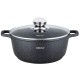 Garnek Kinghoff KH-1597 marmurowy 6,5L 28cm do gotowania dla dużej rodziny