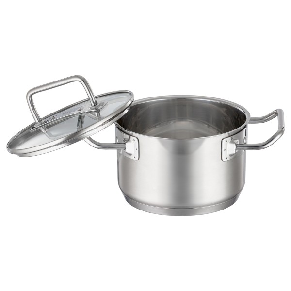 Garnek tradycyjny RÖSLE EXPERTISO 16 cm z pokrywą — wysoki, do gotowania