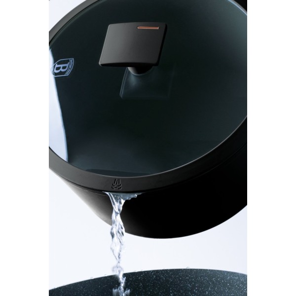 Garnek tradycyjny BerlingerHaus BH-7088 Monaco, 28 cm, powłoka tytanowa (Black Rose)