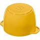 Гарячий посуд Staub La Cocotte Малий круглий глець 16 см, лимонний для приготування дома