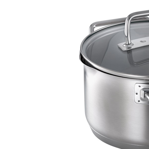 Garnki tradycyjne, Rösle Expertiso garnek wysoki z pokrywą 20 cm