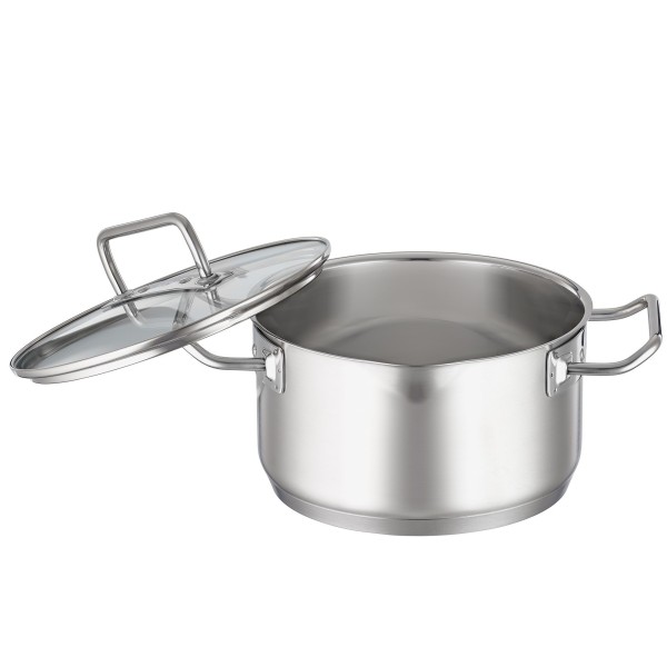 Garnki tradycyjne, Rösle Expertiso garnek wysoki z pokrywą 20 cm