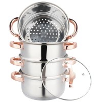 Garnek parowy Klausberg KB-7727 zestaw 5 el. 18 cm do gotowania na parze dla zdrowych potraw