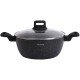 Garnek Klausberg KB-7671 24cm 3,7L z powłoką marmurową do gotowania codziennego