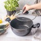 Garnek Klausberg KB-7671 24cm 3,7L z powłoką marmurową do gotowania codziennego