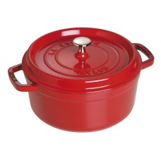 Garnek żeliwny Staub La Cocotte 3,8 l czerwony do duszenia i pieczenia