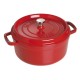 Garnek żeliwny Staub La Cocotte 3,8 l czerwony do duszenia i pieczenia