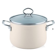 Garnek tradycyjny, Riess Avorio 4,0 l (wysoki, z pokrywą) 20 cm