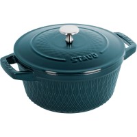 Готовий кухонний каструля Staub Special Cocotte чавунна кругла 2,3 л, морський