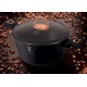Гарний традиційний кухонний казанок Berlinger Haus Black Rose BH-1642-N 4 л, 24 см для приготування їжі