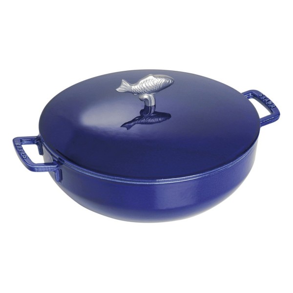 Класичний гарнірний каструля Staub Special Cocotte 4,65 л для рибних супів, синій