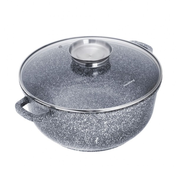 Каструля Klausberg KB-7523 (5.6 л, 26 см, з мармуровим покриттям)