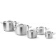 Garnek tradycyjny Hendi 836408 Kitchen Line 9,5 l z pokrywką do gotowania w kuchni
