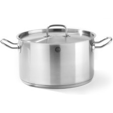 Garnek tradycyjny Hendi 836408 Kitchen Line 9,5 l z pokrywką do gotowania w kuchni