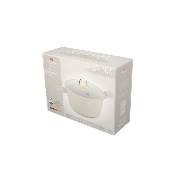 Garnek tradycyjny BerlingerHaus Sahara BH-8072, z pokrywką 28 cm