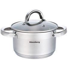 Каструля Klausberg KB-7122, 1,5 л, з кришкою — для приготування соусів і гарнірів, діам.16 см