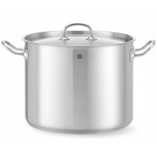 Garnek tradycyjny Hendi 837405 Kitchen Line wysoki 13,5 l z pokrywką śr. 280 mm do kuchni profesjonalnej