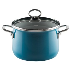 Garnek wysoki Riess Aquamarin 6,5 l, ø24 cm – garnki tradycyjne z pokrywą