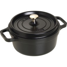 Garnek żeliwny Staub La Cocotte 2,6 l czarny do duszenia i pieczenia