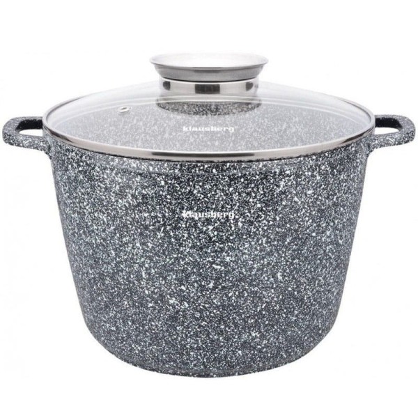 Garnek Klausberg KB-7525 z powłoką marmurową 6,2L 24cm do gotowania i duszenia