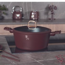 Garnek tradycyjny, BerlingerHaus Leonardo BH-8042, 28 cm z pokrywką