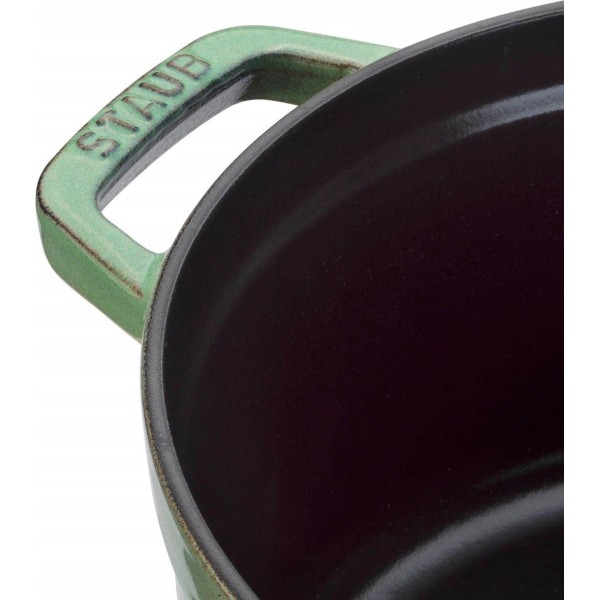 Каструля традиційна Staub La Cocotte кругла 2,2 л м’ятна для готування