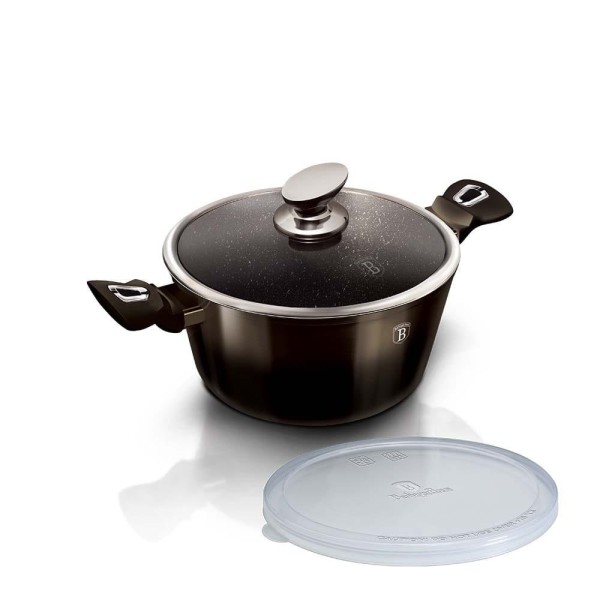 Garnek Berlinger Haus BH-6606 z powłoką granitową 6,1L 28cm do gotowania w domu