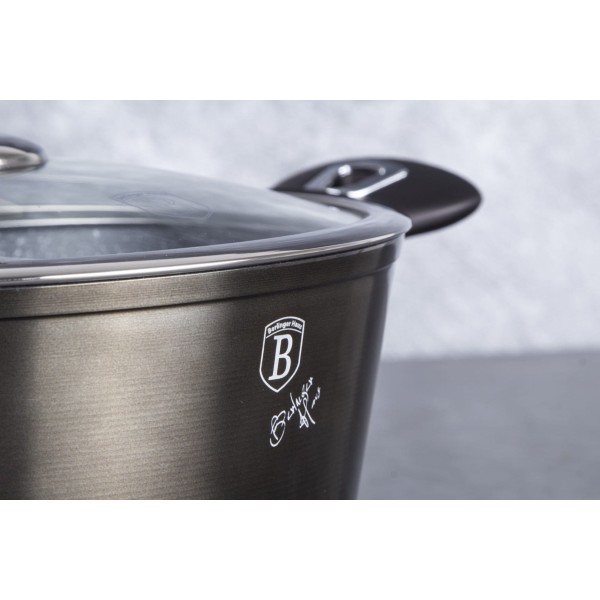 Garnek Berlinger Haus BH-6606 z powłoką granitową 6,1L 28cm do gotowania w domu