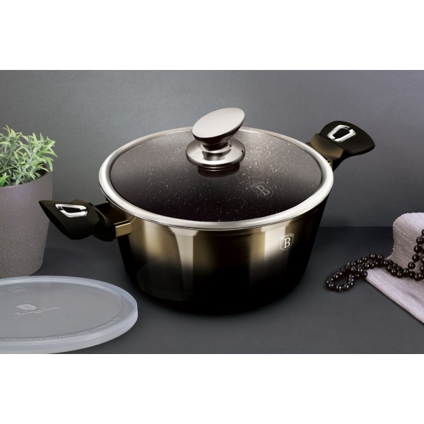 Garnek Berlinger Haus BH-6606 z powłoką granitową 6,1L 28cm do gotowania w domu
