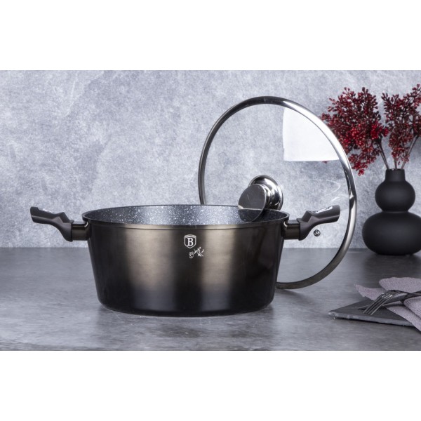 Garnek Berlinger Haus BH-6606 z powłoką granitową 6,1L 28cm do gotowania w domu