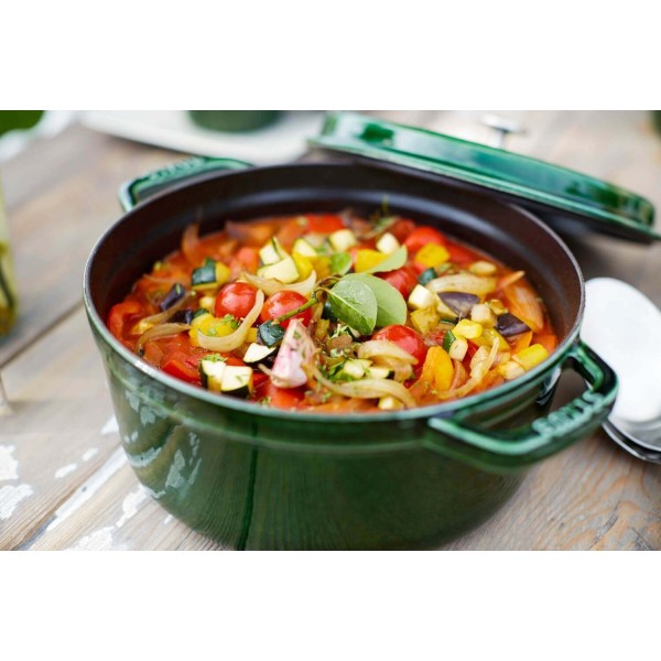 Garnek tradycyjny Staub La Cocotte żeliwny okrągły 2,6 l zielony
