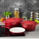 Garnek emaliowany KingHoff KH-1529 4.0L 24cm do gotowania i duszenia potraw