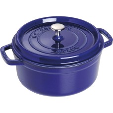 Garnek żeliwny Staub La Cocotte 5,2 l niebieski do duszenia i pieczenia
